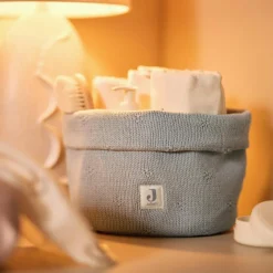 Panier de rangement Cosy Knit Sea Green (14 x 18 cm)