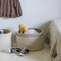 Panier de rangement Kilo caramel (25 x 40 cm)