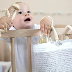 Panier de rangement Maria beige (10 x 25 x 12 cm)