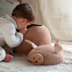Panier de rangement Peggy le cochon