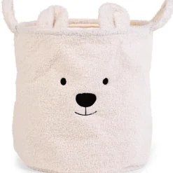 Panier de rangement Teddy écru (40 x 40 cm)