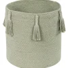Panier de rangement Woody Olive (30 x 30 cm)