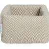 Panier de toilette Dawn beige-ecru