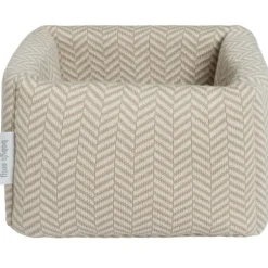 Panier de toilette Dawn beige-ecru