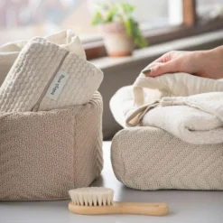 Panier de toilette Grace Warm linen