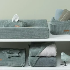 Panier de toilette Sense vert d'eau (18 x 18 cm)