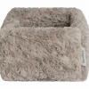 Panier de toilette Snow Taupe (18 x 18 cm)