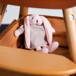 Panier effet cuir nude pour chaise haute Evolu