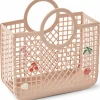 Panier enfant Samantha avec accessoires Rose