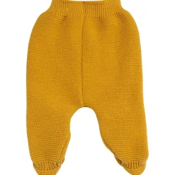 Pantalon en maille Moutarde (0-1 mois)