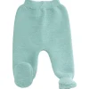 Pantalon en maille Vert sauge (0-1 mois)
