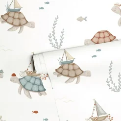 Papier peint Balade en mer Les tortues (50 cm x 10 m)