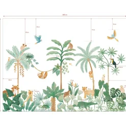 Papier peint décor XL Aventure dans la jungle