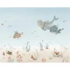 Papier peint décor XL Fonds marins les baleines