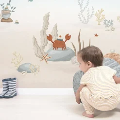 Papier peint décor XL Fonds marins les baleines