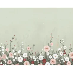 Papier peint décor XL Jardin fleuri