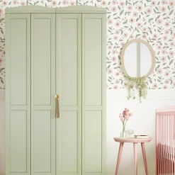 Papier peint Eclat et boutons de fleurs (50 cm x 10 m)