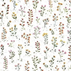 Papier peint fleurs Queyran (50 cm x 10 m)