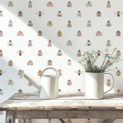 Papier peint Jolis insectes (50 cm x 10 m)