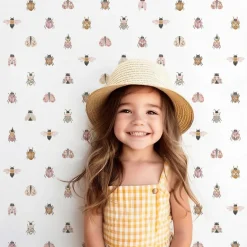 Papier peint Jolis insectes (50 cm x 10 m)