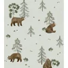 Papier peint Mountain & bears (50 cm x 10 m)