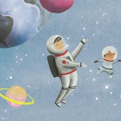 Papier Peint Panorama Espace L (250 x 200 cm)