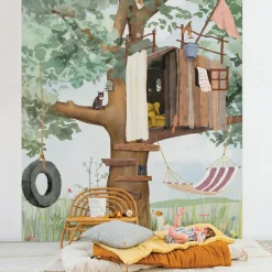 Papier Peint Panorama Ma cabane L (250 x 200 cm)