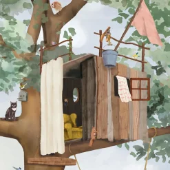 Papier Peint Panorama Ma cabane L (250 x 200 cm)