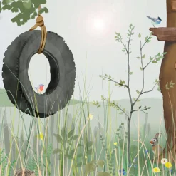 Papier Peint Panorama Ma cabane L (250 x 200 cm)