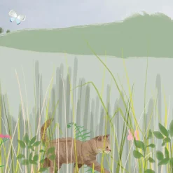 Papier Peint Panorama Ma cabane L (250 x 200 cm)