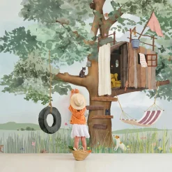 Papier Peint Panorama Ma cabane XL (250 x 400 cm)