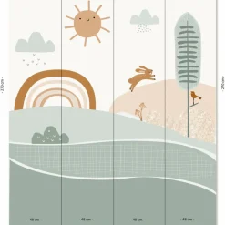 Papier peint panoramique Edgar le renard