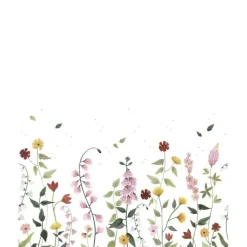 Papier peint panoramique fleurs Queyran (200 x 248 cm)