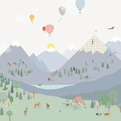 Papier peint panoramique Montagne (250 x 200 cm)