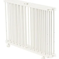 Parc pliant Lucilee + blanc avec fond vert d'eau (90 x 97 cm)