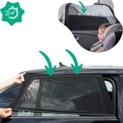 Pare-soleil chaussette voiture