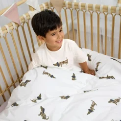 Parure de lit réversible Chien (100 x 140 cm)