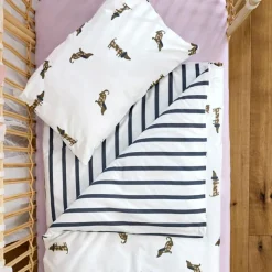 Parure de lit réversible Chien (100 x 140 cm)