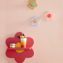 Patères murales Fleur Mix (3 pièces)