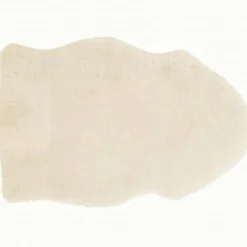 Peau d'agneau blanche (80-90 cm)