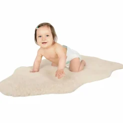 Peau d'agneau blanche (80-90 cm)