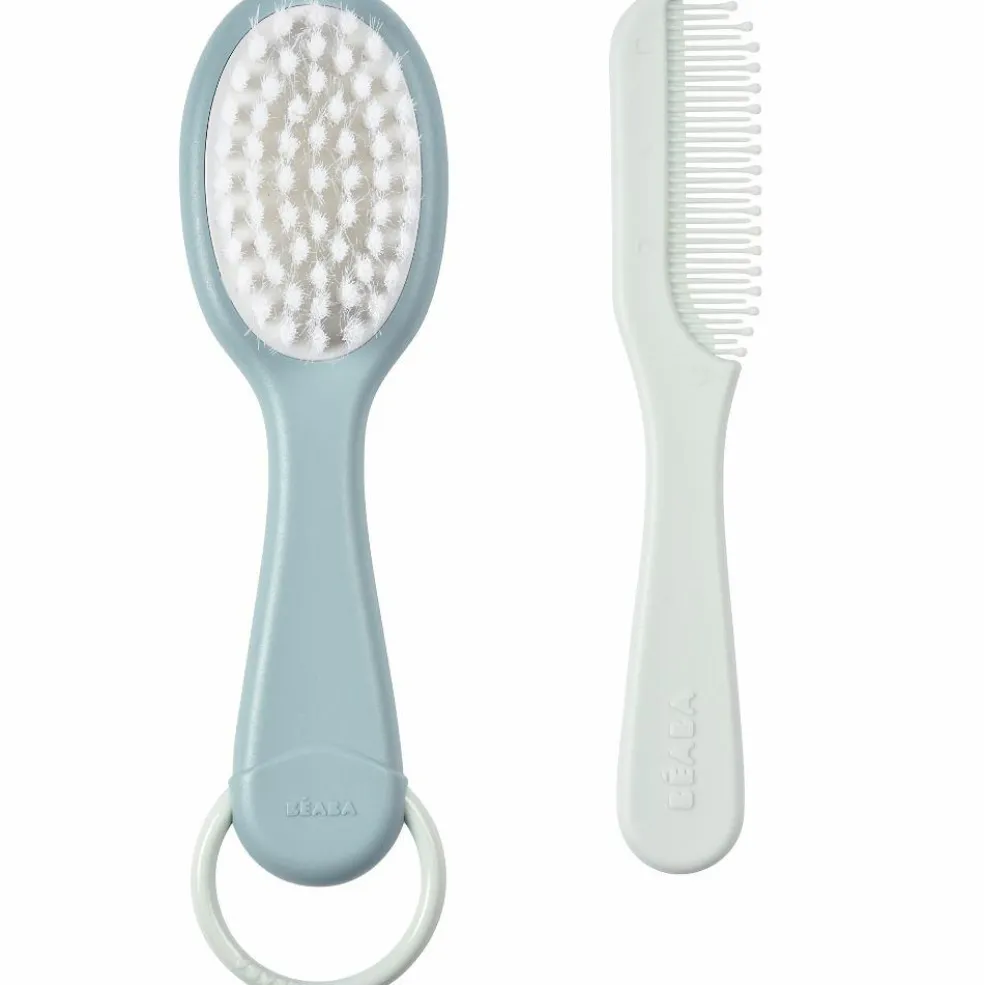 Peigne et brosse bébé Green Blue