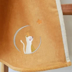Peignoir chat caramel personnalisable (2-4 ans)