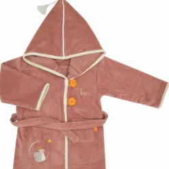Peignoir Ecureuil Marsala personnalisable (2-4 ans)