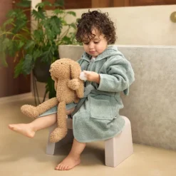 Peignoir en éponge Sea Green (3-4 ans)