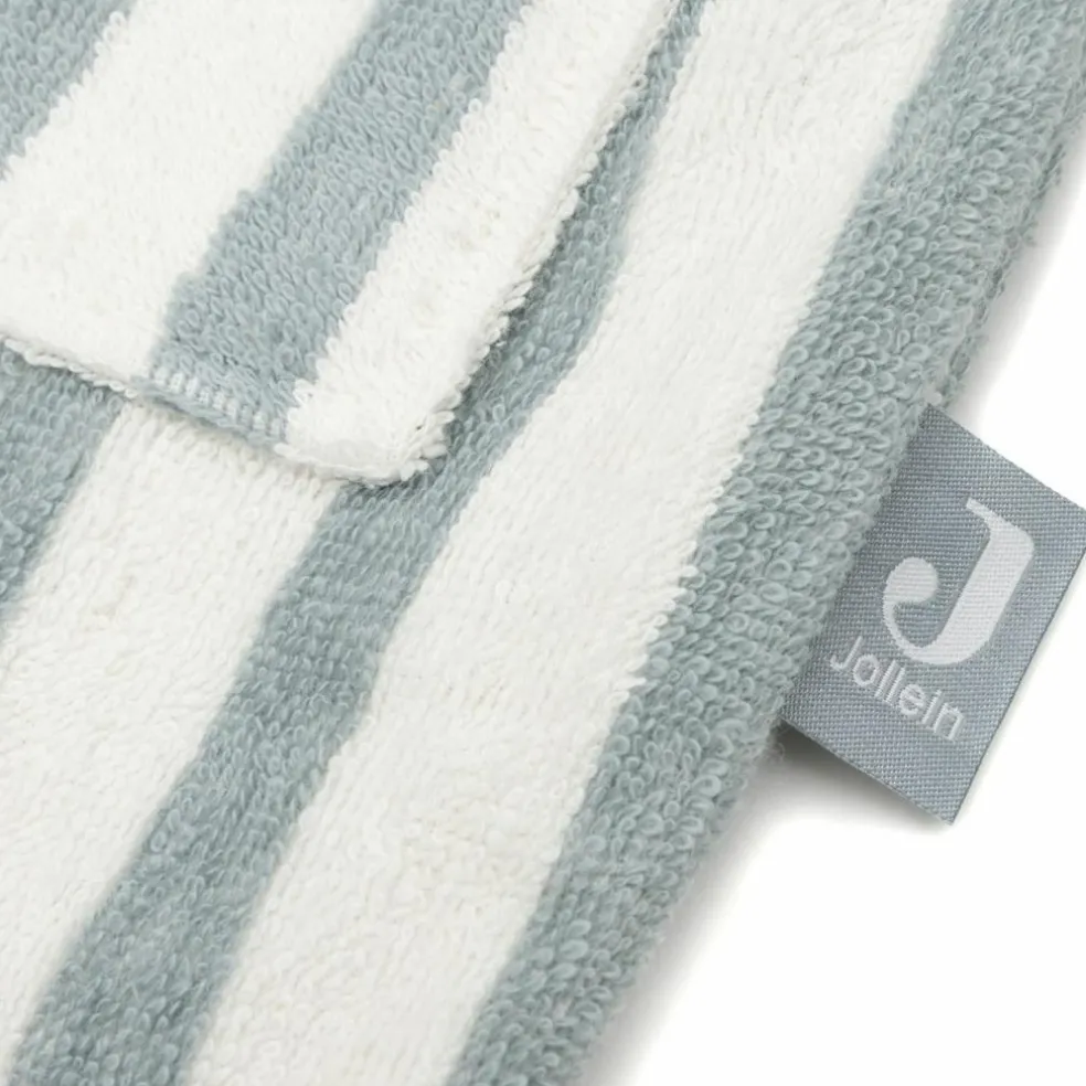 Peignoir en éponge Stripe Sea Green (3-4 ans)