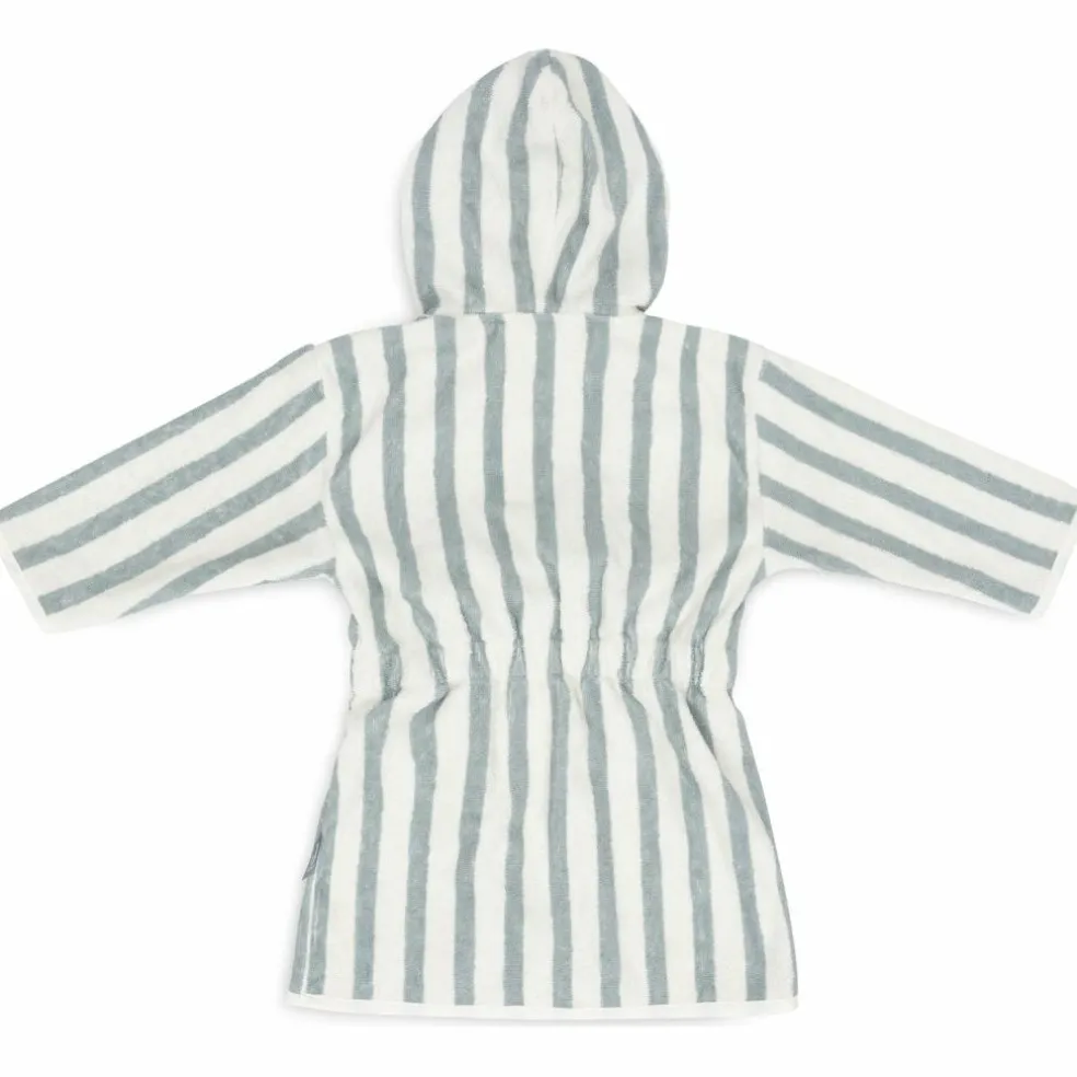 Peignoir en éponge Stripe Sea Green (1-2 ans)