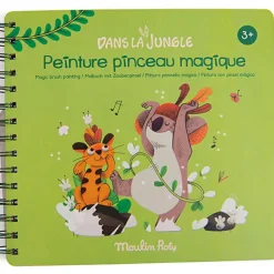 Peinture pinceau magique Dans la jungle