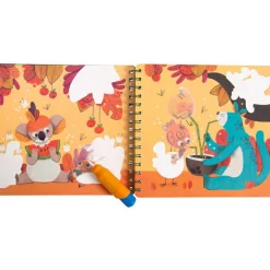 Peinture pinceau magique Dans la jungle