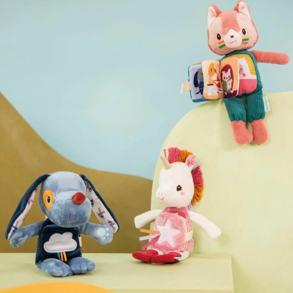 Peluche à histoire Jeanne (27 cm)